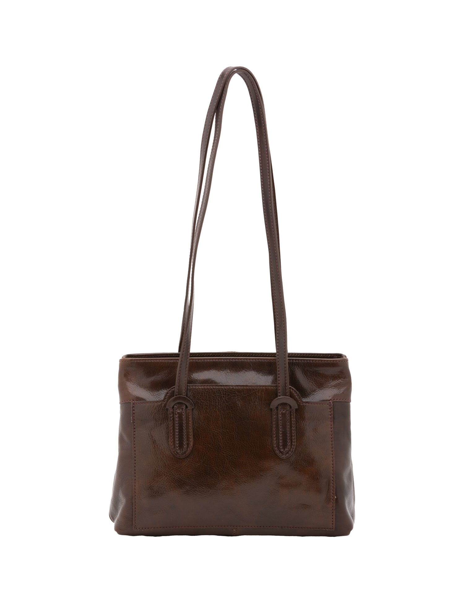 Borsa a spalla da donna Vera pelle 5520-Tmoro I Fratelli