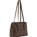 Borsa a spalla da donna Vera pelle 5520-Tmoro I Fratelli