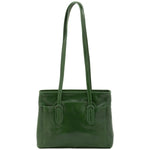 Borsa a spalla da donna Vera pelle 5520-Verde I Fratelli