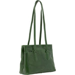 Borsa a spalla da donna Vera pelle 5520-Verde I Fratelli