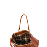 Sac à bandoulière pour femme en cuir véritable, fabriqué en Italie, 35 x 23 x 16 cm