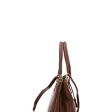 Borsa a tracolla da donna In Vera pelle Made in Italy 35x23x16 cm