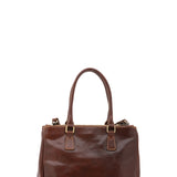 Borsa a tracolla da donna In Vera pelle Made in Italy 35x23x16 cm
