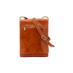 Borsa a tracolla uomo in vera pelle Made in Italy 5526-Cognac I Fratelli