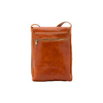 Borsa a tracolla uomo in vera pelle Made in Italy 5526-Cognac I Fratelli