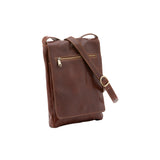 Borsa a tracolla uomo in vera pelle Made in Italy 5526-Marrone I Fratelli