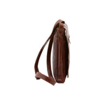 Borsa a tracolla uomo in vera pelle Made in Italy 5526-Marrone I Fratelli