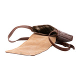 Borsa a tracolla uomo in vera pelle Made in Italy 5526-Marrone I Fratelli