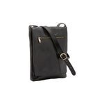 Borsa a tracolla uomo in vera pelle Made in Italy 5526-Nero I Fratelli