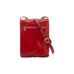 Borsa a tracolla uomo in vera pelle Made in Italy 5526-Rosso I Fratelli