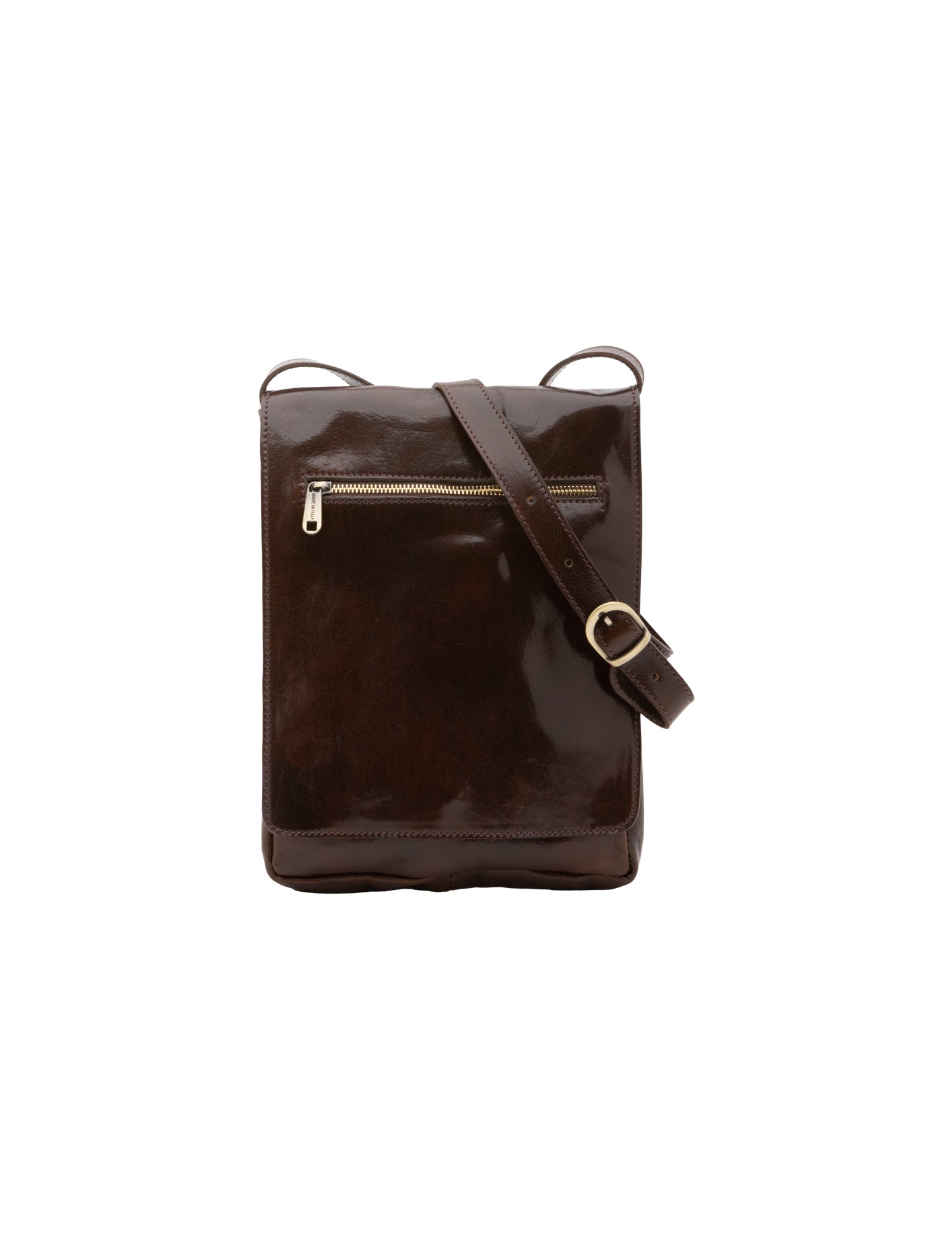 Borsa a tracolla uomo in vera pelle Made in Italy 5526-Tmoro I Fratelli