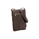 Borsa a tracolla uomo in vera pelle Made in Italy 5526-Tmoro I Fratelli