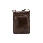 Borsa a tracolla uomo in vera pelle Made in Italy 5526-Tmoro I Fratelli