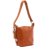Borsa a secchiello da donna Vera pelle 5527-Cognac I Fratelli