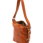 Borsa a secchiello da donna Vera pelle 5527-Cognac I Fratelli