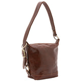 Borsa a secchiello da donna Vera pelle 5527-Marrone I Fratelli