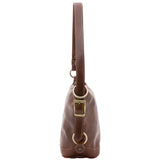 Borsa a secchiello da donna Vera pelle 5527-Marrone I Fratelli