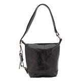 Borsa a secchiello da donna Vera pelle 5527-Nero I Fratelli