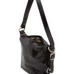 Borsa a secchiello da donna Vera pelle 5527-Nero I Fratelli