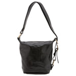 Borsa a secchiello da donna Vera pelle 5527-Nero I Fratelli