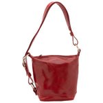 Borsa a secchiello da donna Vera pelle 5527-Rosso I Fratelli