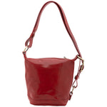 Borsa a secchiello da donna Vera pelle 5527-Rosso I Fratelli
