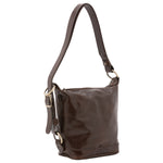 Borsa a secchiello da donna Vera pelle 5527-Tmoro I Fratelli
