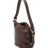 Borsa a secchiello da donna Vera pelle 5527-Tmoro I Fratelli