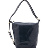 Borsa a secchiello da donna Vera pelle 5528-Blu I Fratelli