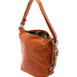 Borsa a secchiello da donna Vera pelle 5528-Cognac I Fratelli