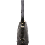 Borsa a secchiello da donna Vera pelle 5528-Nero I Fratelli