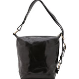 Borsa a secchiello da donna Vera pelle 5528-Nero I Fratelli