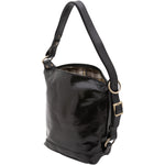 Borsa a secchiello da donna Vera pelle 5528-Nero I Fratelli