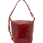 Borsa a secchiello da donna Vera pelle 5528-Rosso I Fratelli