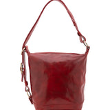 Borsa a secchiello da donna Vera pelle 5528-Rosso I Fratelli