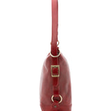 Borsa a secchiello da donna Vera pelle 5528-Rosso I Fratelli