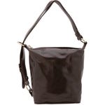 Borsa a secchiello da donna Vera pelle 5528-Tmoro I Fratelli