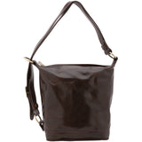 Borsa a secchiello da donna Vera pelle 5528-Tmoro I Fratelli