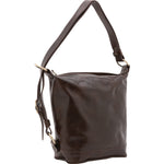 Borsa a secchiello da donna Vera pelle 5528-Tmoro I Fratelli