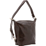 Borsa a secchiello da donna Vera pelle 5528-Tmoro I Fratelli