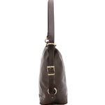 Borsa a secchiello da donna Vera pelle 5528-Tmoro I Fratelli