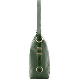 Borsa a secchiello da donna Vera pelle 5528-Verde I Fratelli