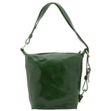 Borsa a secchiello da donna Vera pelle 5528-Verde I Fratelli