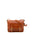 Borsa a tracolla da donna 100% vera pelle 5529-Cognac I Fratelli