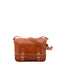 Borsa a tracolla da donna 100% vera pelle 5529-Cognac I Fratelli
