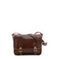 Borsa a tracolla da donna 100% vera pelle 5529-Marrone I Fratelli