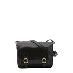 Borsa a tracolla da donna 100% vera pelle 5529-Nero I Fratelli