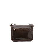 Borsa a tracolla da donna 100% vera pelle 5529-Tmoro I Fratelli