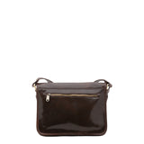 Borsa a tracolla da donna 100% vera pelle 5529-Tmoro I Fratelli