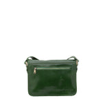 Borsa a tracolla da donna 100% vera pelle 5529-Verde I Fratelli